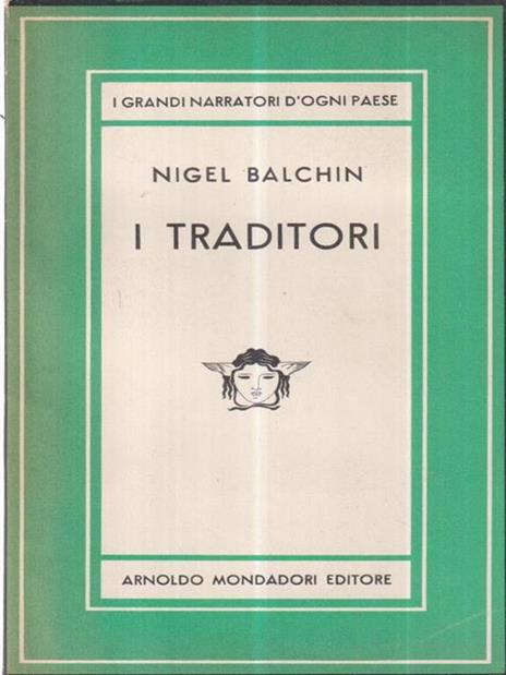 I traditori - Nigel Balchin - copertina