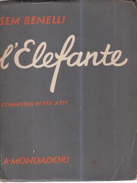 L' elefante - Sem Benelli - copertina