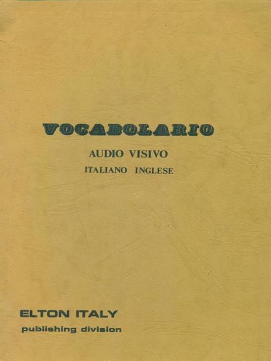 Vocabolario audio visivo italiano inglese - - Libro Usato - Elton Italy - |  IBS