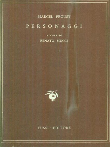 Personaggi - Marcel Proust - copertina