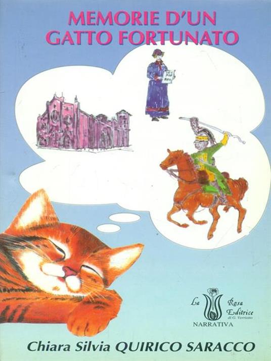 Memorie d'un gatto fortunato - Chiara Silvia Quirico Saracco - copertina