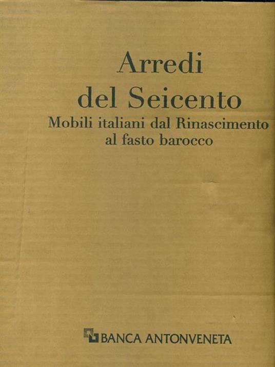 Arredi del Seicento - copertina