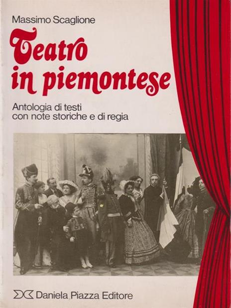 Teatro in piemontese - Massimo Scaglione - copertina