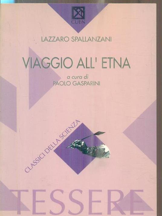 Viaggio all'Etna - Lazzaro Spallanzani - copertina