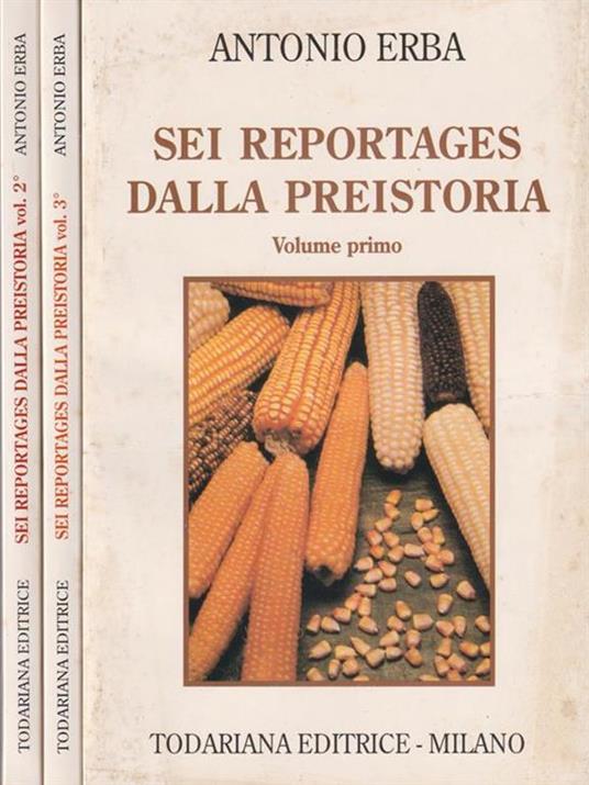 Sei reportages dalla preistoria - Antonio Erba - copertina