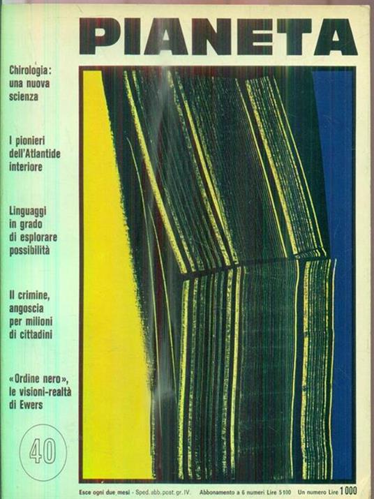 Pianeta 40/maggio-giugno 1971 -   - copertina