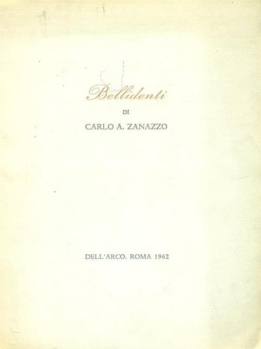 Bellidenti - Carlo Alberto Zanazzo - 2