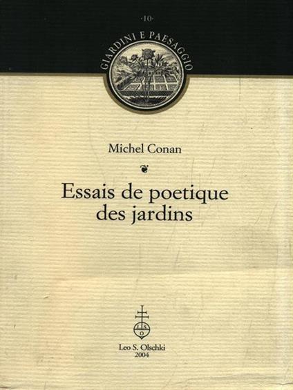 Essais de poetique des jardins - Michel Conan - copertina