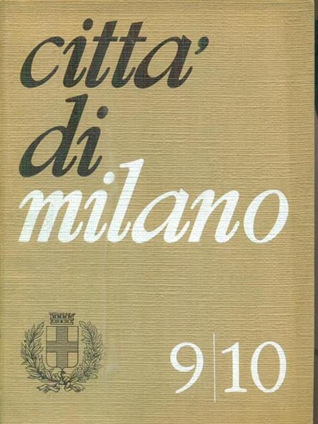 Città di Milano 9/10 - Domenico Rodella - copertina