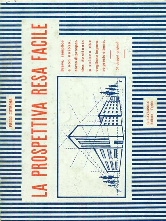 La  prospettiva resa facile - Paolo Cutrona - copertina