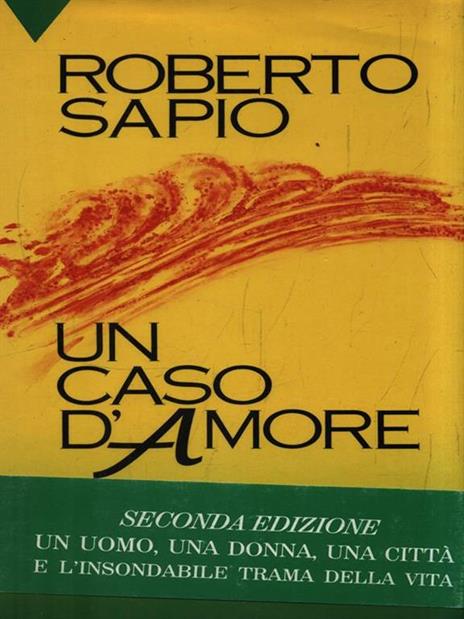 Un caso d'amore - Roberto Sapio - copertina