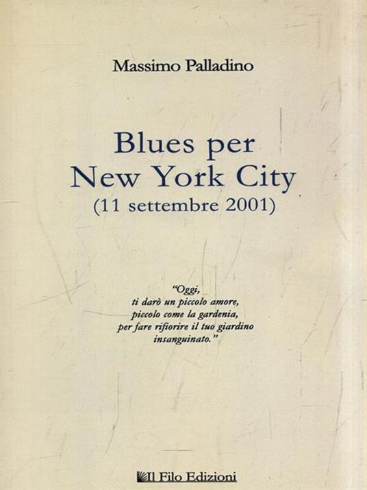 Blues per New York City (11 settembre 2001) - Massimo Palladino Minneci - copertina