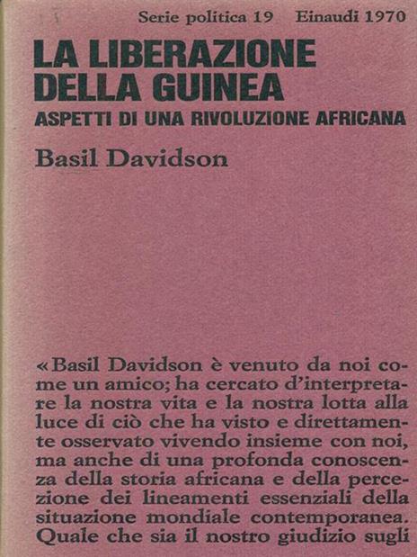 La  liberazione della Guinea - Basil Davidson - copertina