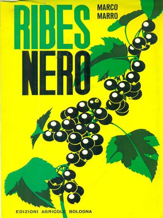 Ribes nero - Marco Marro - copertina