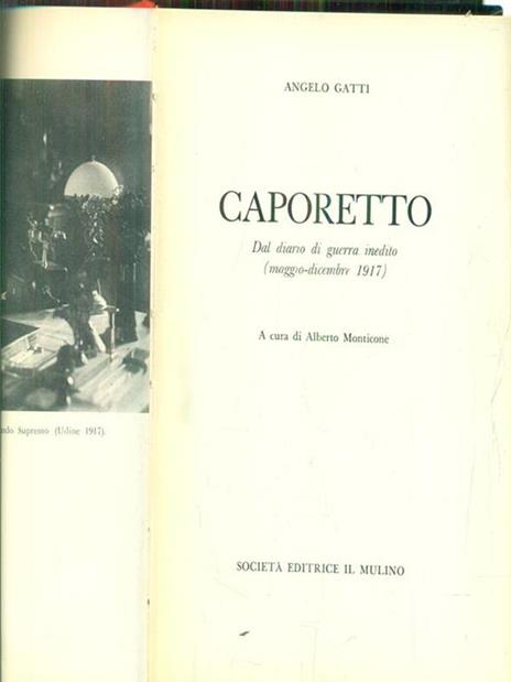 Caporetto - Angelo Gatti - copertina