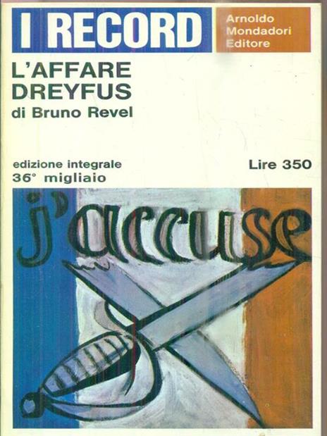 L' affare Dreyfus - Bruno Revel - copertina