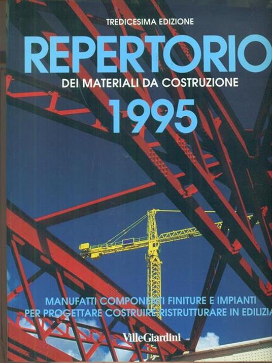 Repertorio 1995 VilleGiardini -   - copertina