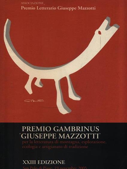 Premio Gambrinus Giuseppe Mazzotti - copertina