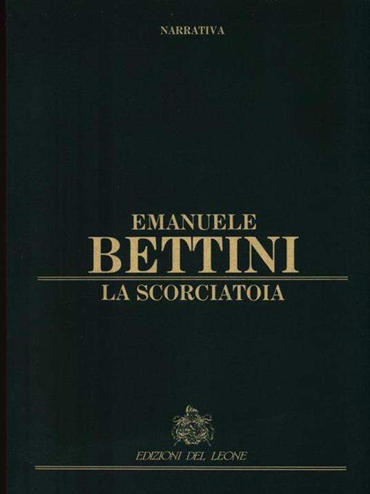 La scorciatoia - Emanuele Bettini - copertina