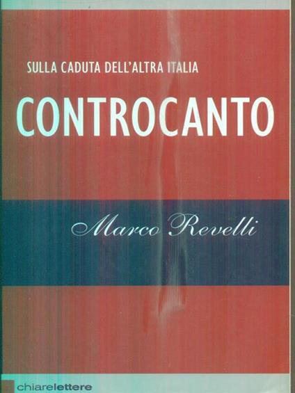 Controcanto - Marco Revelli - copertina