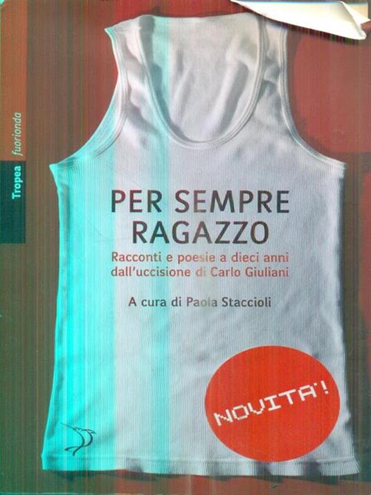 Per sempre ragazzo - Paola Staccioli - copertina