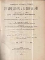 Repertorio generale annuale di giurisprudenza, bibliografia e legislazione 1911