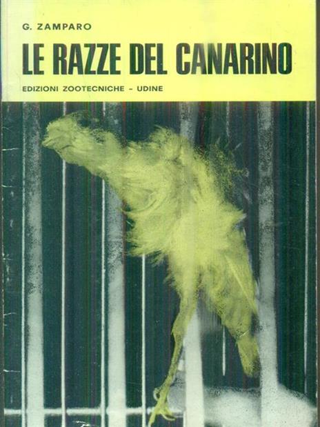 Le razze del canarino - G. Zamparo - copertina