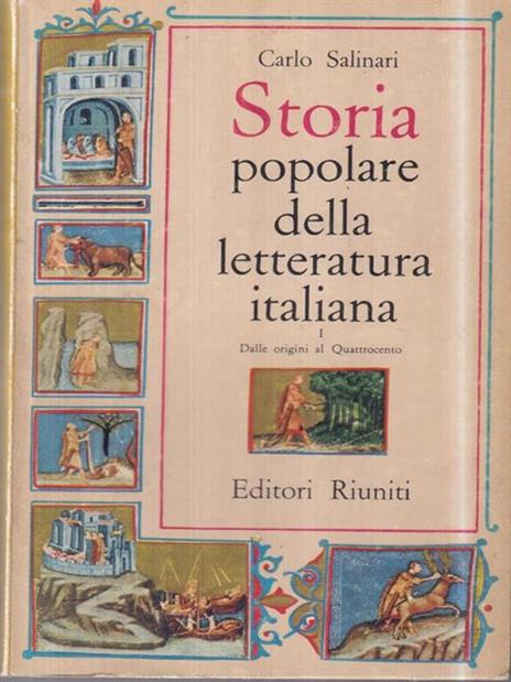 Storia Popolare della Letteratura Italiana II - Carlo Salinari - copertina