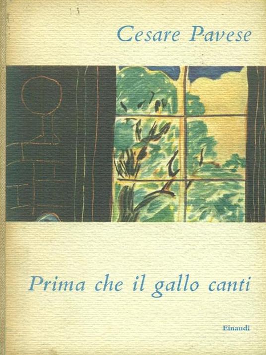 Prima che il gallo canti - Cesare Pavese - copertina