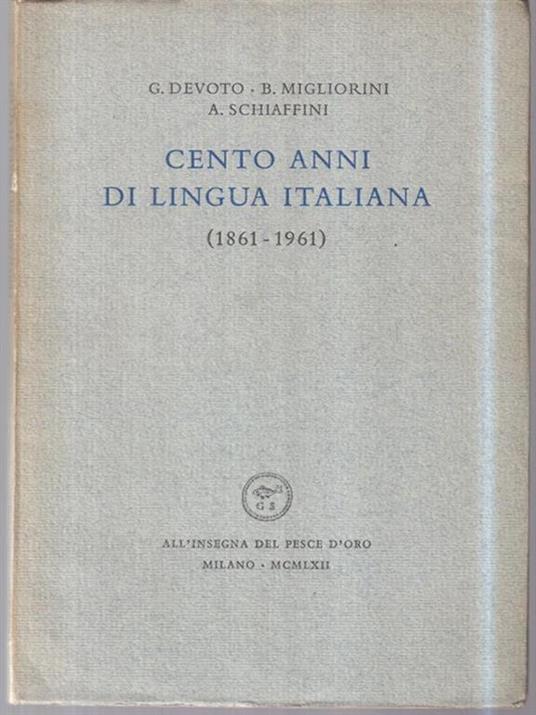 Cento anni di lingua italiana -   - 2