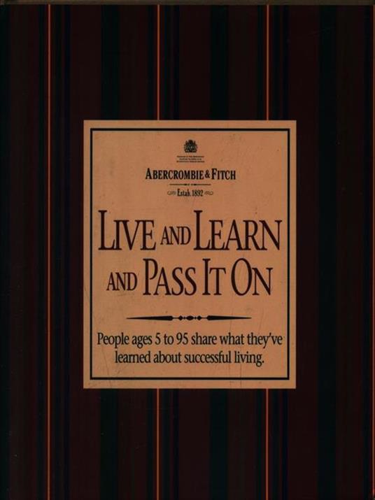 Live and learn and pass it on - Harry Brown - 2