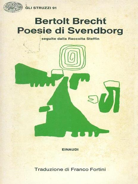 Poesie di Svendborg - Bertolt Brecht - copertina