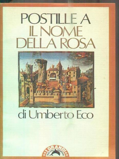 Postille a Il nome della rosa - Umberto Eco - copertina
