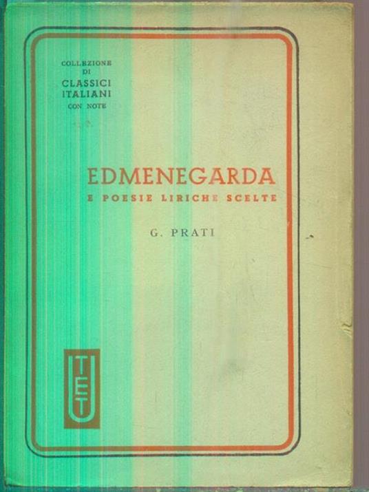 Edmenegarda - Giovanni Prati - copertina