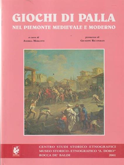 Giochi di palla nel Piemonte medievale e moderno - copertina