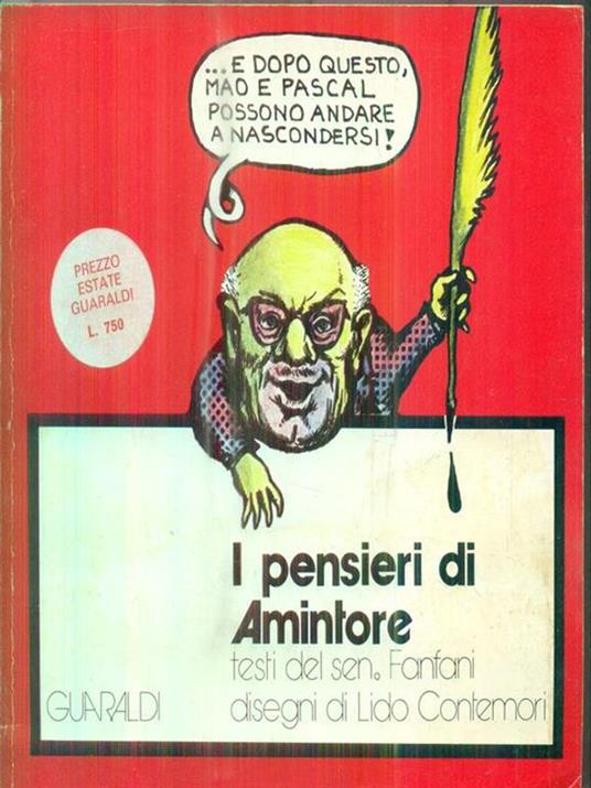 I pensieri di Amintore - Lido Contemori - copertina