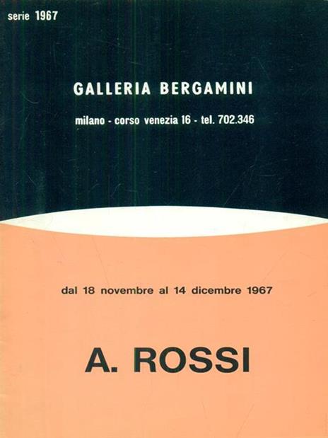 A. Rossi -   - copertina