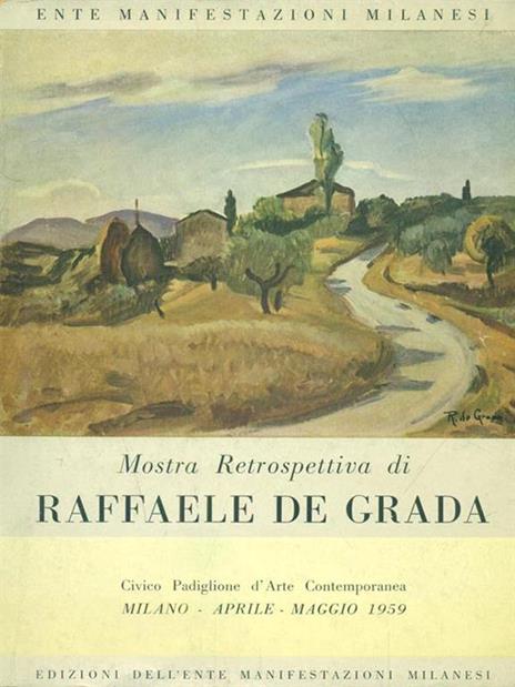 Mostra retrospettiva di Raffaele De Grada - copertina