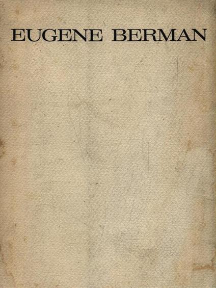 Eugene Berman - copertina