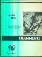 Poesie. Frammenti