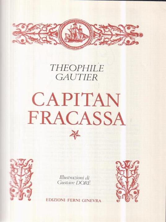 Capitan Fracassa - Théophile Gautier - copertina