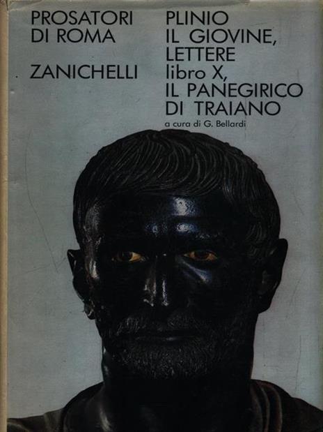 Lettere libro X, il panegirico di Traiano - Plinio il Giovane - copertina