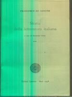 Storia della letteratura italiana. Vol II
