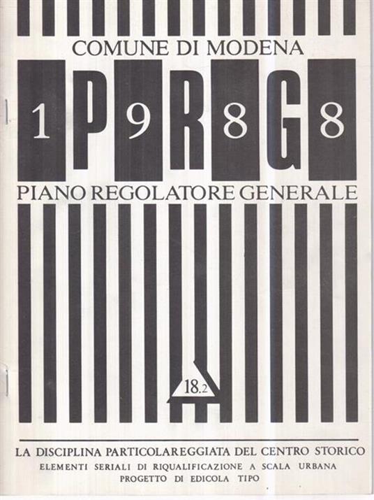 Piano regolatore generale Modena 1988 -   - copertina