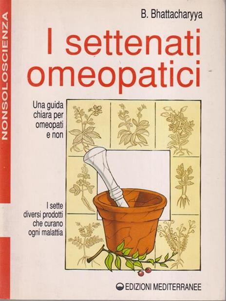 I settenati omeopatici - Benoytosh Bhattacharyya - copertina