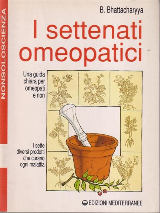 I settenati omeopatici - Benoytosh Bhattacharyya - copertina