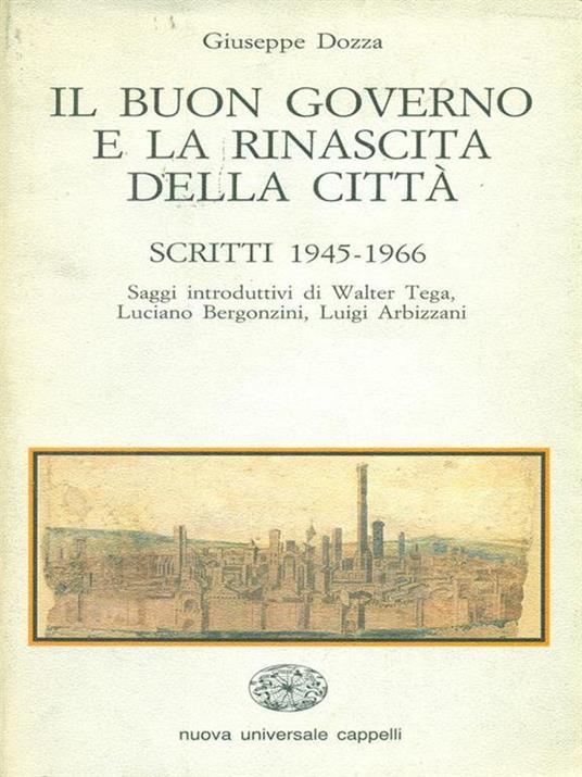 Il  buon governo e la rinascita della città - Giuseppe Dozza - copertina