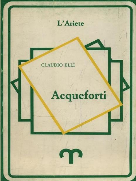 Acqueforti - Claudio Elli - copertina