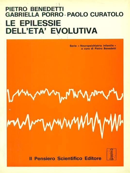 Le  epilessie dell'età evolutiva - P. Claudio Benedetti - copertina