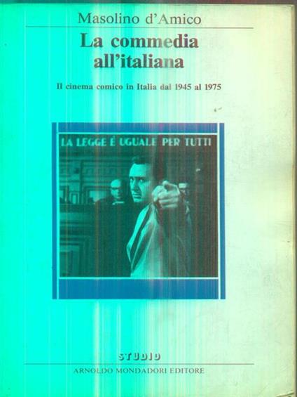 La commedia all'italiana - Masolino D'Amico - copertina